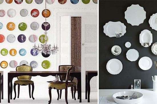 Eye catching plate displays